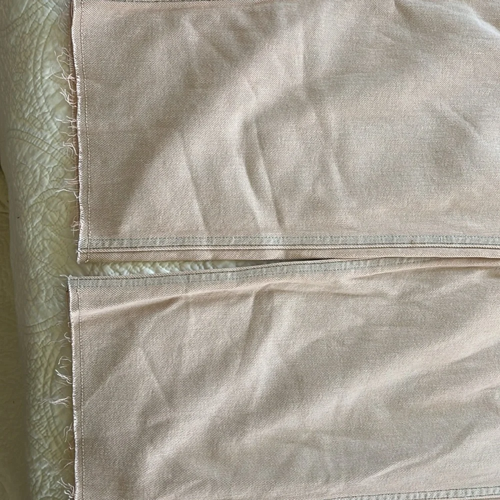 J.Crew pinky size 32 with a light hue of blue shredded at the bottom nwt - Picture 10 of 10